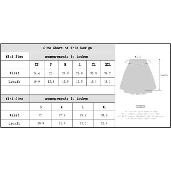 Women's Basic Versatile Stretchy Flared Casual Mini Skater Skirt - Picture 9 of 9